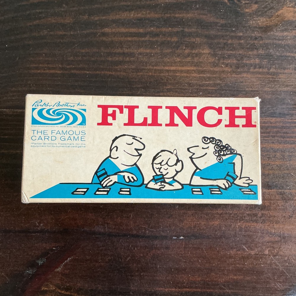 Vintage 1963 Flinch Card Game COMPLETE Parker Brothers